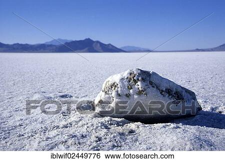 "Salt-covered stone, Salt Lake, Utah, Nevada, USA" View Large Photo Image Stock Photograph - "Salt-covered stone, Salt Lake, Utah, Nevada, USA". Fotosearch