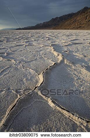 "Salt crusts at the Badwater Basin, salt flats in the Death Valley, lowest point in North America, Death Valley National Park, California, USA" View Large Photo Image Stock Photography - "Salt crusts at the Badwater Basin, salt flats in the Death Valley, lowest point in North America, Death Valley National Park, California, USA". Fotosearch