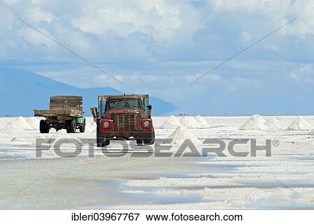 "Salt extraction, Colchani, Potosi, Salar de Uyuni, Altiplano, Bolivia, South America" View Large Photo Image Stock Photo - "Salt extraction, Colchani, Potosi, Salar de Uyuni, Altiplano, Bolivia, South America". Fotosearch