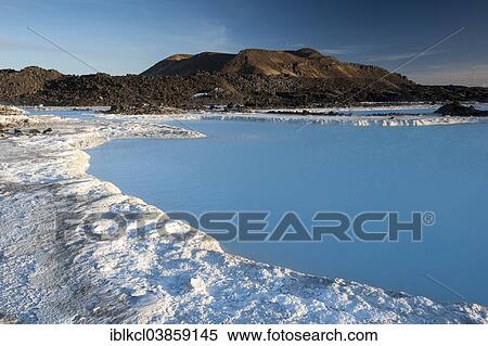"Saltwater lake, Blue Lagoon, Blaa Lonio, Reykjanesskagi, Iceland, Europe" View Large Photo Image Stock Photography - "Saltwater lake, Blue Lagoon, Blaa Lonio, Reykjanesskagi, Iceland, Europe". Fotosearch