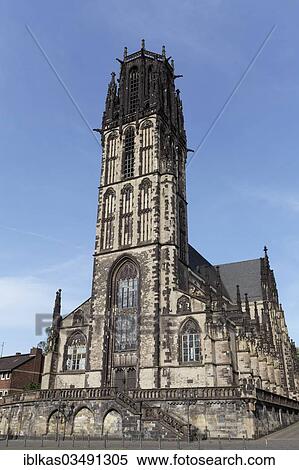 Stock Photography - "Salvator Church, Duisburg, Ruhr district, North Rhine-Westphalia, Germany, Europe". Fotosearch
