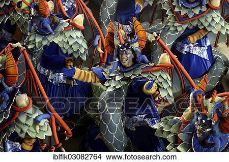 "Samba dancers dressed in fanciful costumes, parade of the samba school Unidos da Tijuca, themed """"Enchanted Germany"""", Sambodromo, Rio de Janeiro, Brazil, South America" View Large Photo Image Picture - "Samba dancers dressed in fanciful costumes, parade of the samba school Unidos da Tijuca, themed """"Enchanted Germany"""", Sambodromo, Rio de Janeiro, Brazil, South America". Fotosearch
