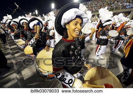 "Samba musicians, parade of the samba school Inocentes de Belford Rocho, in the Sambodromo during Carnaval 2013 in Rio de Janeiro, Rio de Janeiro, Rio de Janeiro State, Brazil, South America" View Large Photo Image Stock Image - "Samba musicians, parade of the samba school Inocentes de Belford Rocho, in the Sambodromo during Carnaval 2013 in Rio de Janeiro, Rio de Janeiro, Rio de Janeiro State, Brazil, South America". Fotosearch
