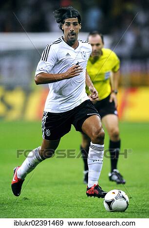 Stock Photo - "Sami Khedira, exhibition match, Germany - Argentina 1: 3, Commerzbank Arena, Frankfurt, Hesse, Germany, Europe". Fotosearch