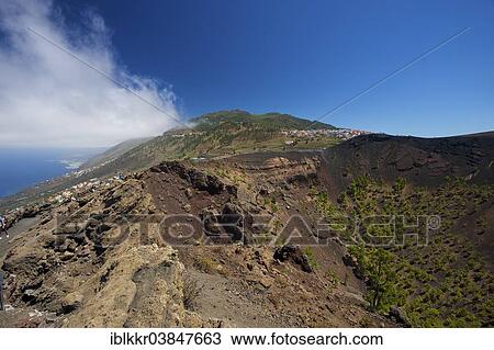 "San Antonio volcano in the Monumento Natural de Los Volcanes de Teneguia park, La Palma, Canary Islands, Spain, Europe" View Large Photo Image Stock Image - "San Antonio volcano in the Monumento Natural de Los Volcanes de Teneguia park, La Palma, Canary Islands, Spain, Europe". Fotosearch