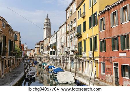 "San Barnaba canal, Dorsoduro district, Venice, Veneto Region, Italy, Europe" View Large Photo Image Picture - "San Barnaba canal, Dorsoduro district, Venice, Veneto Region, Italy, Europe". Fotosearch