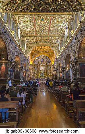 "San Francisco Church and Convent, interior, Quito, Pichincha Province, Ecuador, South America" View Large Photo Image Stock Photo - "San Francisco Church and Convent, interior, Quito, Pichincha Province, Ecuador, South America". Fotosearch