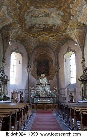 Sanctuary of the Catholic Parish Church of St. Michael, Piesport, Rhineland-Palatinate, Germany, Europe View Large Photo Image Stock Image - Sanctuary of the Catholic Parish Church of St. Michael, Piesport, Rhineland-Palatinate, Germany, Europe. Fotosearch