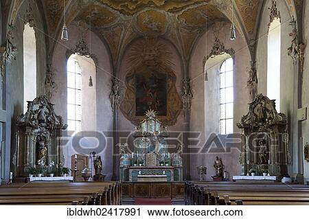 Sanctuary of the Catholic Parish Church of St. Michael, Piesport, Rhineland-Palatinate, Germany, Europe View Large Photo Image Stock Image - Sanctuary of the Catholic Parish Church of St. Michael, Piesport, Rhineland-Palatinate, Germany, Europe. Fotosearch