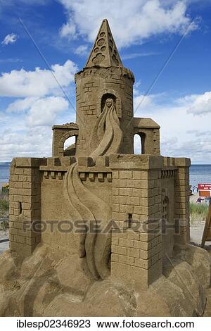 "Sand sculpture of a castle, Binz, Mecklenburg-Western Pomerania, Germany, Europe" View Large Photo Image Stock Image - "Sand sculpture of a castle, Binz, Mecklenburg-Western Pomerania, Germany, Europe". Fotosearch