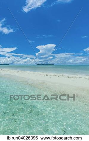 "Sand strip at low tide, Rock Islands, Palau, Oceania" View Large Photo Image Stock Photograph - "Sand strip at low tide, Rock Islands, Palau, Oceania". Fotosearch
