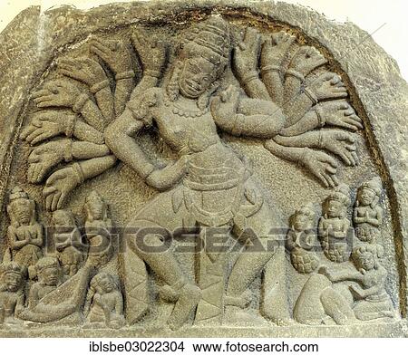 "Sandstone relief, 16-armed deity Shiva, dancing god, Khueng My style, 10th century, Cham Museum, Da Nang, Zentralvietnam, Vietnam, Asia" View Large Photo Image Picture - "Sandstone relief, 16-armed deity Shiva, dancing god, Khueng My style, 10th century, Cham Museum, Da Nang, Zentralvietnam, Vietnam, Asia". Fotosearch