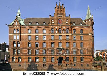 "Sandthorquaihof in the morning light, a former office building of the HLFG, in front Kleines Fleet canal, Speicherstadt historic warehouse district, Hamburg, Germany, Europe" View Large Photo Image Stock Photo - "Sandthorquaihof in the morning light, a former office building of the HLFG, in front Kleines Fleet canal, Speicherstadt historic warehouse district, Hamburg, Germany, Europe". Fotosearch