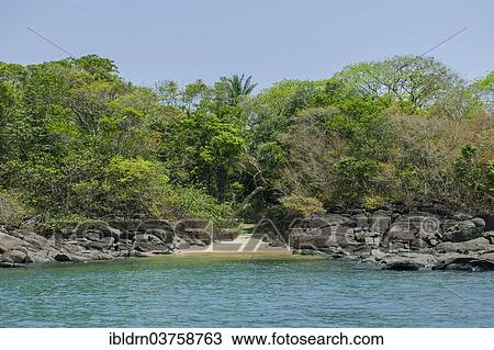 "Sandy beach between rocks near the village, Banana Islands, Western Area, Sierra Leone, Africa" View Large Photo Image Stock Image - "Sandy beach between rocks near the village, Banana Islands, Western Area, Sierra Leone, Africa". Fotosearch