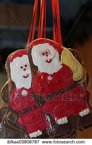 "Santa Claus gingerbread men, Christmas market, Germany, Europe" View Large Photo Image Stock Photo - "Santa Claus gingerbread men, Christmas market, Germany, Europe". Fotosearch