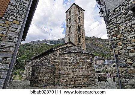"Santa Eulalia, Romanesque church, UNESCO World Cultural Heritage Site, Erill la Vall, La Vall de Boi, Pyrenees, Lleida province, Catalonia, Spain, Europe, PublicGround, Europe" View Large Photo Image Stock Image - "Santa Eulalia, Romanesque church, UNESCO World Cultural Heritage Site, Erill la Vall, La Vall de Boi, Pyrenees, Lleida province, Catalonia, Spain, Europe, PublicGround, Europe". Fotosearch