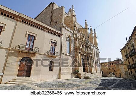 "Santa Maria church, Plaza de Santa Maria, Montblanc, Tarragona province, Catalonia, Spain, Europe, PublicGround, Europe" View Large Photo Image Stock Photograph - "Santa Maria church, Plaza de Santa Maria, Montblanc, Tarragona province, Catalonia, Spain, Europe, PublicGround, Europe". Fotosearch