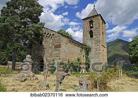 "Santa Maria de l'Assumpcio de Coll, Romanesque church, UNESCO World Cultural Heritage Site, Coll, La Vall de Boi, Pyrenees, Lleida province, Catalonia, Spain, Europe, PublicGround, Europe" View Large Photo Image Stock Photograph - "Santa Maria de l'Assumpcio de Coll, Romanesque church, UNESCO World Cultural Heritage Site, Coll, La Vall de Boi, Pyrenees, Lleida province, Catalonia, Spain, Europe, PublicGround, Europe". Fotosearch