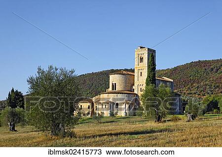 Sant'Antimo Abbey, Castelnuovo del Abate, Montalcino, Tuscany region, province of Siena, Italy, Europe View Large Photo Image Stock Image - Sant'Antimo Abbey, Castelnuovo del Abate, Montalcino, Tuscany region, province of Siena, Italy, Europe. Fotosearch