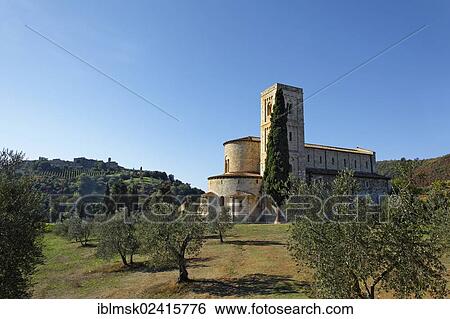 Sant'Antimo Abbey, Castelnuovo del Abate, Montalcino, Tuscany region, province of Siena, Italy, Europe View Large Photo Image Stock Photograph - Sant'Antimo Abbey, Castelnuovo del Abate, Montalcino, Tuscany region, province of Siena, Italy, Europe. Fotosearch