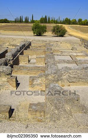 "Santiponce, Italica, Roman ruins of Italica, Seville, Andalusia, Spain, Europe" View Large Photo Image Stock Image - "Santiponce, Italica, Roman ruins of Italica, Seville, Andalusia, Spain, Europe". Fotosearch