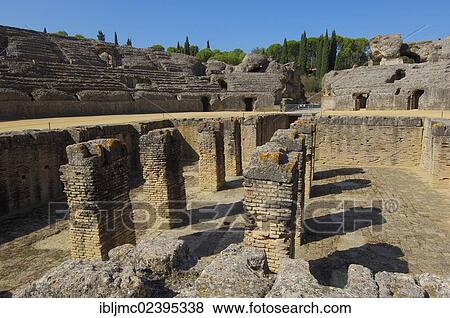 "Santiponce, Italica, Roman ruins of Italica, Seville, Andalusia, Spain, Europe" View Large Photo Image Stock Photo - "Santiponce, Italica, Roman ruins of Italica, Seville, Andalusia, Spain, Europe". Fotosearch