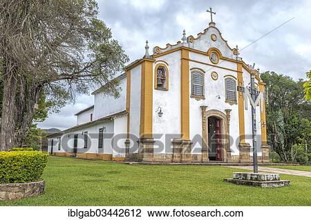 Stock Image - "Santissima Trindade Sanctuary, Tiradentes, Minas Gerais, Brazil, South America". Fotosearch