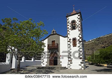 Stock Photography - "Santuario de Las Angustias, near Puerto de Tazacorte, La Palma, Canary Islands, Spain, Europe". Fotosearch