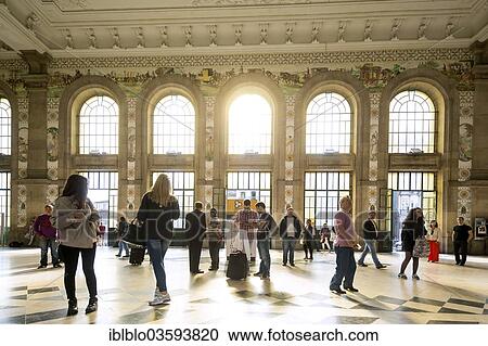 "Sao Bento Railway Station, concourse, Porto, District of Porto, Portugal, Europe" View Large Photo Image Stock Image - "Sao Bento Railway Station, concourse, Porto, District of Porto, Portugal, Europe". Fotosearch