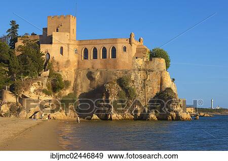 "Sao Joao fortress, Castelo de Sao Joao do Arade, Ferragudo, Lagoa, Algarve, Portugal, Europe" View Large Photo Image Stock Photo - "Sao Joao fortress, Castelo de Sao Joao do Arade, Ferragudo, Lagoa, Algarve, Portugal, Europe". Fotosearch