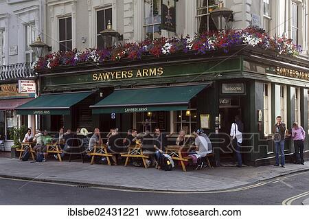 Stock Image - "Sawyers Arms, pub, London, England, United Kingdom, Europe". Fotosearch