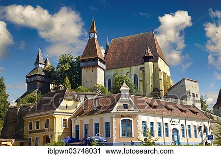Stock Image - "Saxon fortified church of Biertan, Transylvania, Romania, Europe". Fotosearch