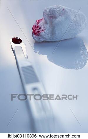 "Scalpel and blood on a cotton swab, surgery, Germany, Europe" View Large Photo Image Stock Photograph - "Scalpel and blood on a cotton swab, surgery, Germany, Europe". Fotosearch