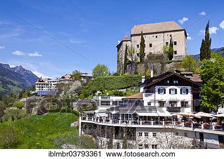 "Scena Castle in the Burggrafenamt district, built around 1350 by Petermann of Scena, in front of Val Passiria pass, Meraner Land, Alto Adige, Italy, Europe" View Large Photo Image Stock Image - "Scena Castle in the Burggrafenamt district, built around 1350 by Petermann of Scena, in front of Val Passiria pass, Meraner Land, Alto Adige, Italy, Europe". Fotosearch