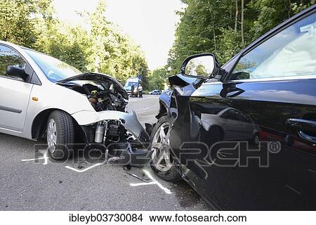 "Scene of an accident, head-on collision between an Audi and a Ford, Stuttgart, Baden-Wurttemberg, Germany, Europe" View Large Photo Image Picture - "Scene of an accident, head-on collision between an Audi and a Ford, Stuttgart, Baden-Wurttemberg, Germany, Europe". Fotosearch