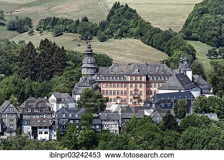 "Schloss Bad Berleburg Castle, Bad Berleburg, Rothaargebirge, North Rhine-Westphalia, Germany, Europe" View Large Photo Image Stock Image - "Schloss Bad Berleburg Castle, Bad Berleburg, Rothaargebirge, North Rhine-Westphalia, Germany, Europe". Fotosearch