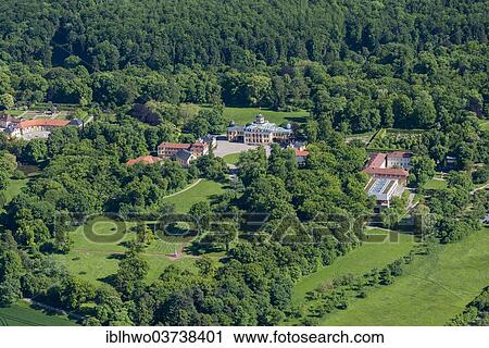 "Schloss Belvedere Palace and Park, UNESCO World Cultural Heritage Site, Music High School Schloss Belvedere on the right, aerial view, Weimar, Thuringia, Germany, Europe" View Large Photo Image Stock Image - "Schloss Belvedere Palace and Park, UNESCO World Cultural Heritage Site, Music High School Schloss Belvedere on the right, aerial view, Weimar, Thuringia, Germany, Europe". Fotosearch