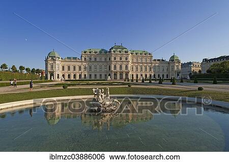 "Schloss Belvedere Palace, Upper Belvedere, Vienna, Vienna State, Austria, Europe" View Large Photo Image Stock Photograph - "Schloss Belvedere Palace, Upper Belvedere, Vienna, Vienna State, Austria, Europe". Fotosearch