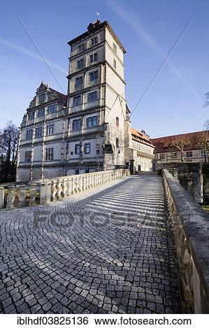 "Schloss Brake castle, Weserrenaissance Museum, moated castle, Lemgo, North Rhine-Westphalia, Germany, Europe" View Large Photo Image Stock Photograph - "Schloss Brake castle, Weserrenaissance Museum, moated castle, Lemgo, North Rhine-Westphalia, Germany, Europe". Fotosearch