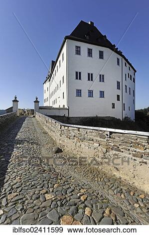 Schloss Burgk Castle, Thuringia, Germany, Europe View Large Photo Image Stock Photo - Schloss Burgk Castle, Thuringia, Germany, Europe. Fotosearch