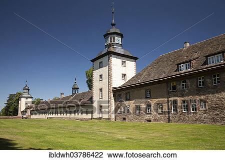 "Schloss Corvey Castle and Abbey of Corvey, Hoxter, Weser Uplands, North Rhine-Westphalia, Germany, Europe" View Large Photo Image Stock Image - "Schloss Corvey Castle and Abbey of Corvey, Hoxter, Weser Uplands, North Rhine-Westphalia, Germany, Europe". Fotosearch