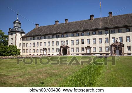 "Schloss Corvey Castle and Abbey of Corvey, Hoxter, Weser Uplands, North Rhine-Westphalia, Germany, Europe" View Large Photo Image Stock Photo - "Schloss Corvey Castle and Abbey of Corvey, Hoxter, Weser Uplands, North Rhine-Westphalia, Germany, Europe". Fotosearch