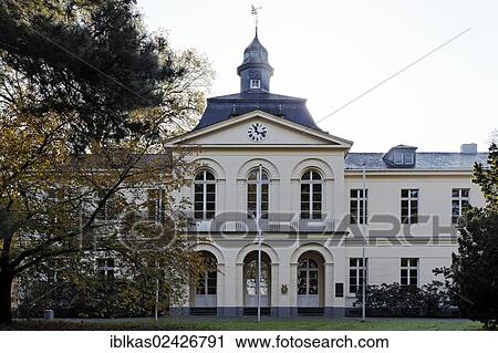 Stock Image - "Schloss Eller castle, Duesseldorf, North Rhine-Westphalia, Germany, Europe". Fotosearch