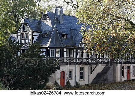 "Schloss Eller castle, half-timbered building in the husbandry yard, Duesseldorf, North Rhine-Westphalia, Germany, Europe" View Large Photo Image Picture - "Schloss Eller castle, half-timbered building in the husbandry yard, Duesseldorf, North Rhine-Westphalia, Germany, Europe". Fotosearch