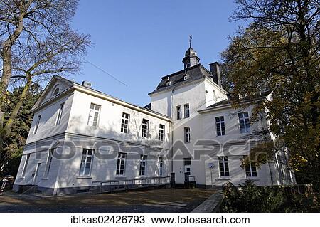 "Schloss Eller castle, with the tower of the old moated castle, Dusseldorf, North Rhine-Westphalia, Germany, Europe" View Large Photo Image Stock Image - "Schloss Eller castle, with the tower of the old moated castle, Dusseldorf, North Rhine-Westphalia, Germany, Europe". Fotosearch
