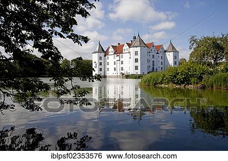 Stock Photograph - "Schloss Gluecksburg Castle, a Renaissance castle in Gluecksburg on the Flensburg Fjord, Schleswig-Holstein, Germany, Europe". Fotosearch