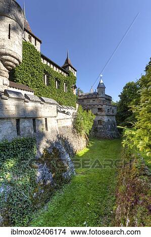 "Schloss Lichtenstein Castle, Honau, Baden-Wuerttemberg, Germany, Europe, PublicGround, Europe" View Large Photo Image Picture - "Schloss Lichtenstein Castle, Honau, Baden-Wuerttemberg, Germany, Europe, PublicGround, Europe". Fotosearch