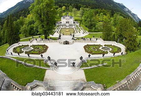 "Schloss Linderhof Palace, Ettal, Upper Bavaria, Bavaria, Germany, Europe" View Large Photo Image Stock Image - "Schloss Linderhof Palace, Ettal, Upper Bavaria, Bavaria, Germany, Europe". Fotosearch