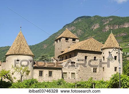 "Schloss Maretsch Castle and vineyard, Bolzano, South Tyrol province, Trentino-Alto Adige, Italy, Europe" View Large Photo Image Stock Photo - "Schloss Maretsch Castle and vineyard, Bolzano, South Tyrol province, Trentino-Alto Adige, Italy, Europe". Fotosearch