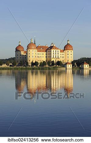 Stock Photograph - Schloss Moritzburg Castle, Saxony, Germany, Europe. Fotosearch
